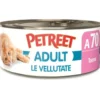 Petreet Vellutate Tonno Cibo Umido Gatto Adulto Barattolo 70g