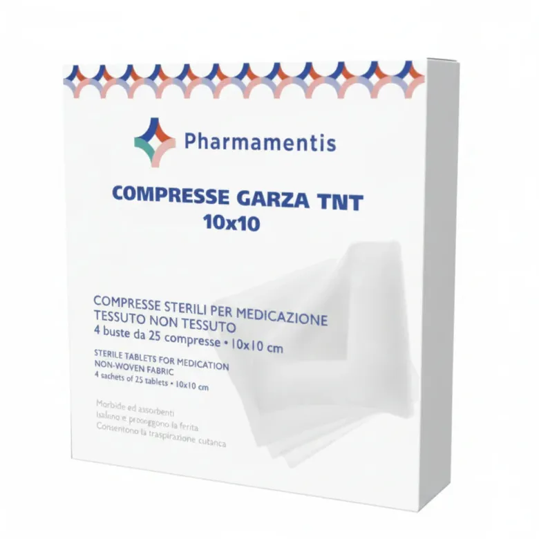 Pharmamentis Garza Tnt 10x10cm 100 Pezzi