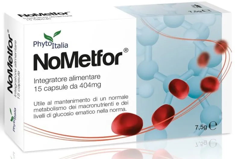 Phytoitalia Nometfor utile contro la glicazione e l'ossidazione 15 compresse