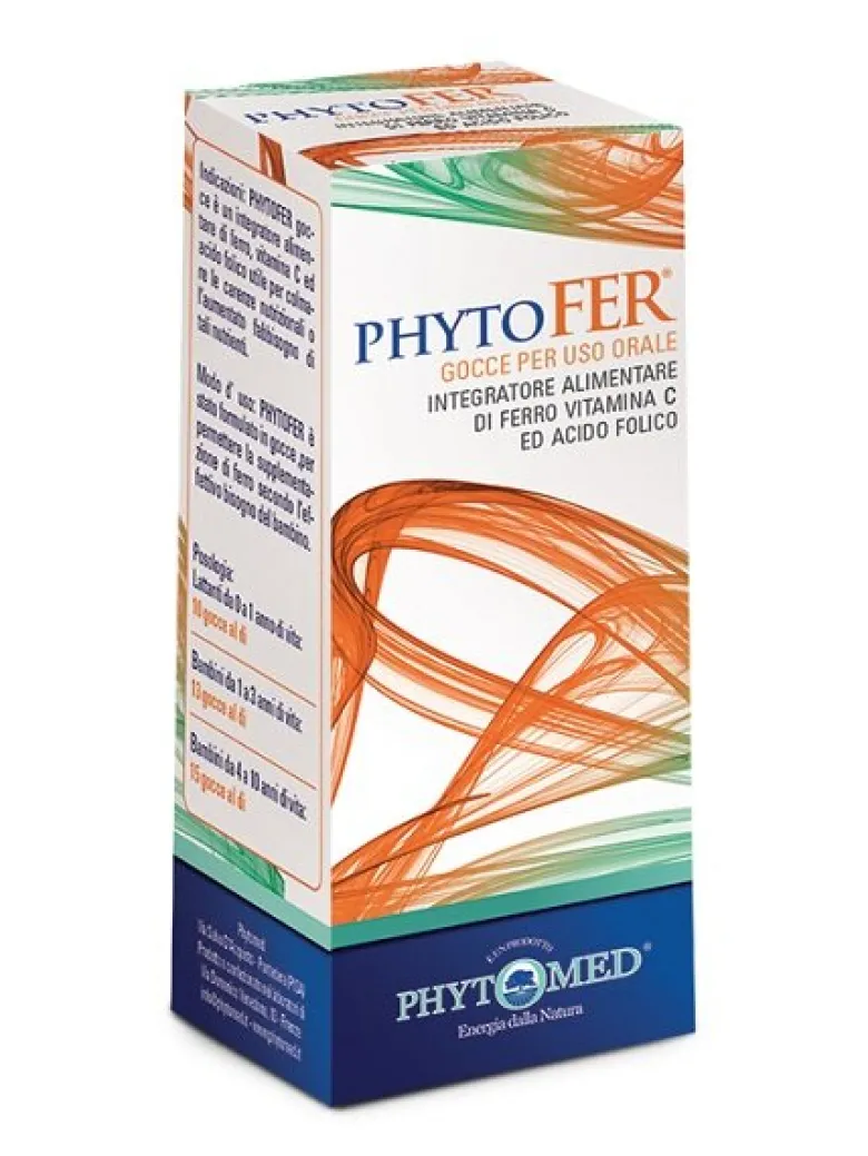 Phytomed Phytofer integratore a base di ferro vitamina c e acido folico 15ml