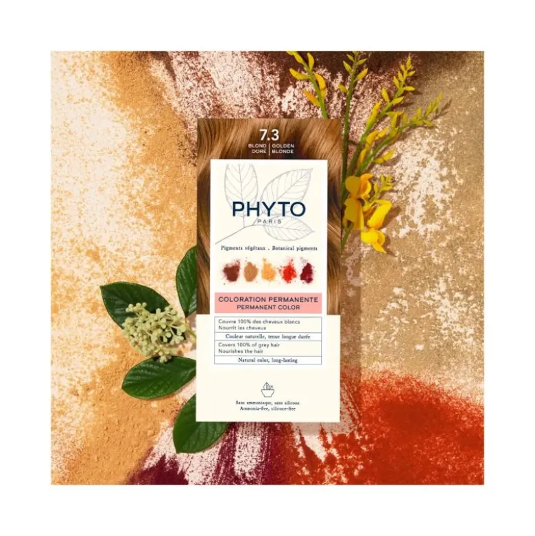Phyto Phytocolor colorazione permanente per capelli n.7.3 Biondo Dorato