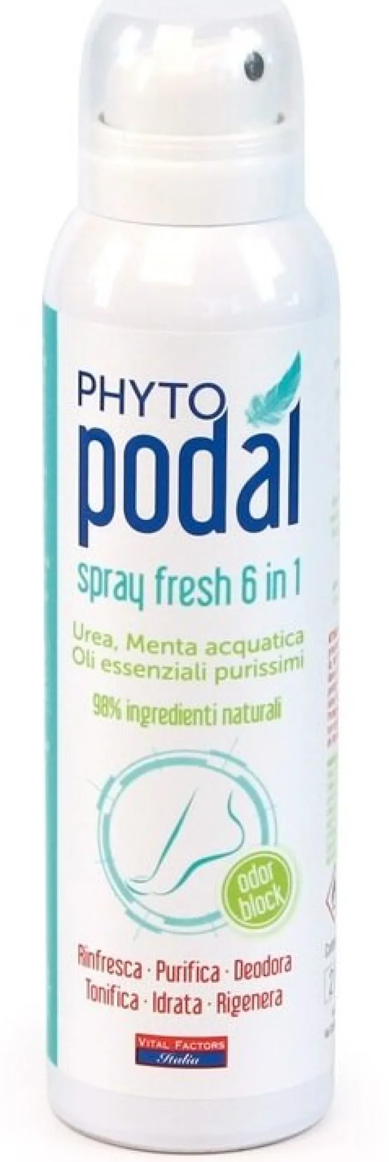 PhytoPodal spray fresh 6 in 1 Idratante e rinfrescante per i piedi 125ml