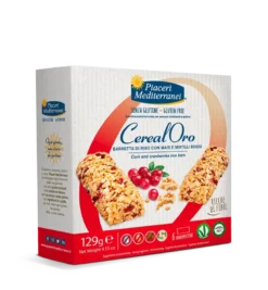 Piaceri Mediterranei CerealOro Barretta Riso Mais Mirtilli Rossi 6 Pezzi