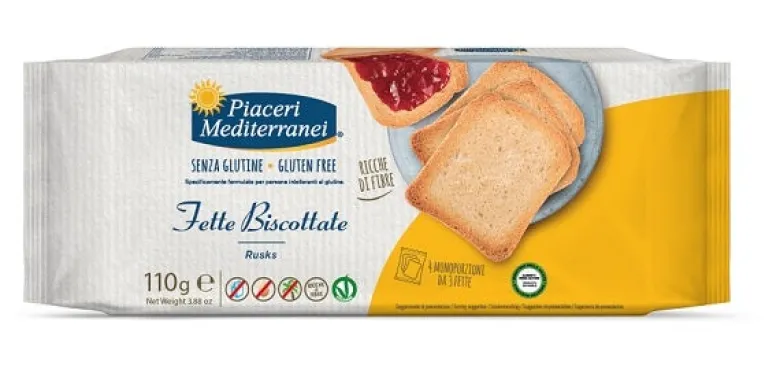 Piaceri Mediterranei Fette Biscottate 110 g