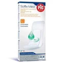 Pic Soffix Med Cerotto post-operatorio delicato 25x10cm 3 pezzi