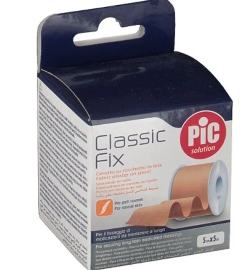 Pic Solution Classic Fix Cerotto su rocchetto in tela 5cmX5m