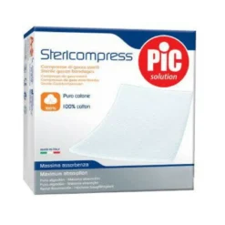 Pic Stericompress Garza Sterile 18x40cm 12 Pezzi Sterili