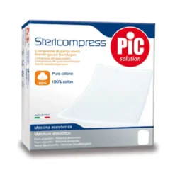 Pic Stericompress Garza Sterile 18x40cm 12 Pezzi Sterili