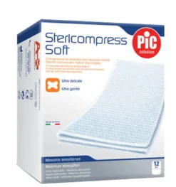 Pic Stericompress Garza TNT 7,5x7,5cm 12 Pezzi
