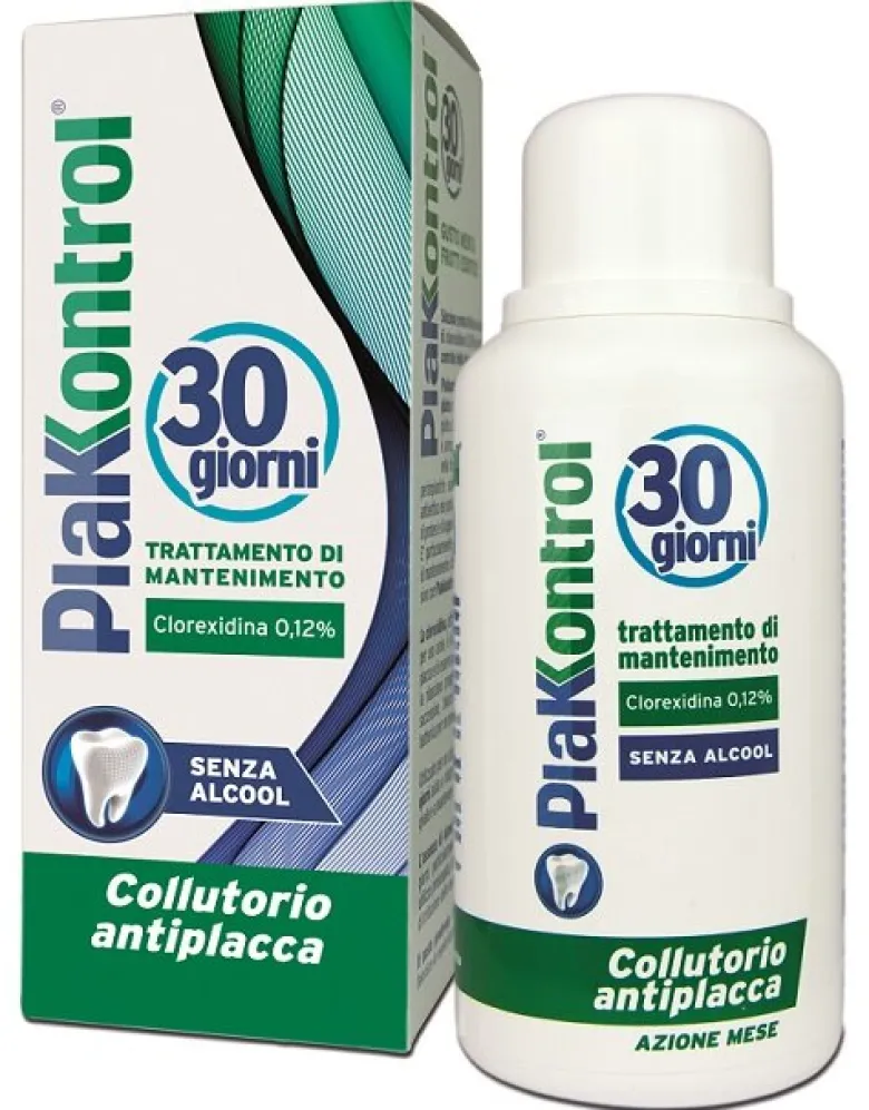 Plakkontrol Collutorio Antiplacca Azione Mese Clorexidina 0.12% 250ml