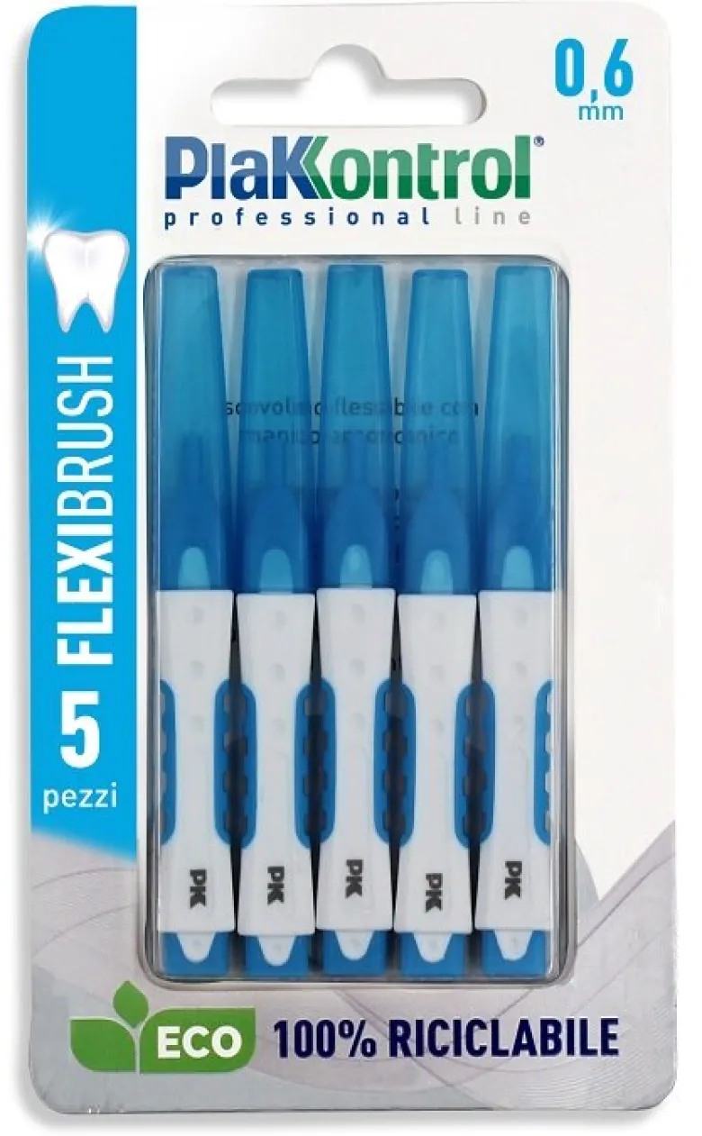 Plakkontrol Flexi Brush Scovolini 0.6mm 5 pezzi