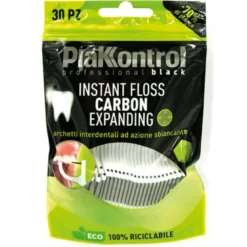 Plakkontrol Instant Floss Carbon 30 archetti interdentali