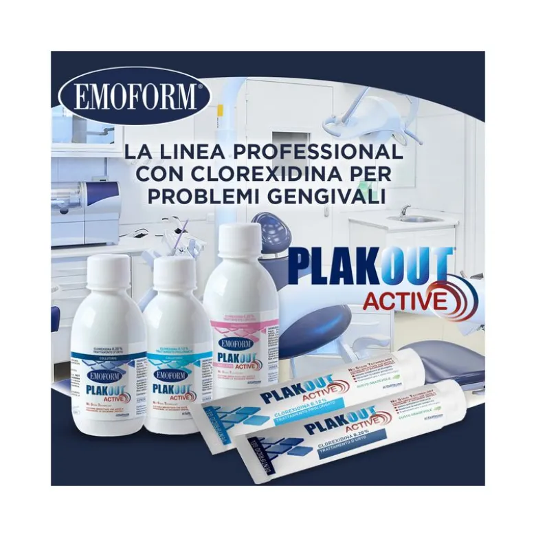 Plakout Active Sollievo Collutorio antiplacca 200ml