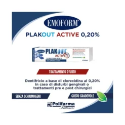 Plakout Dentifricio Gel Clorexidina 0,20% 75 ml