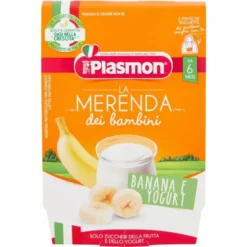 Plasmon La Merenda Dei Bambini Banana Yogurt 2x120g