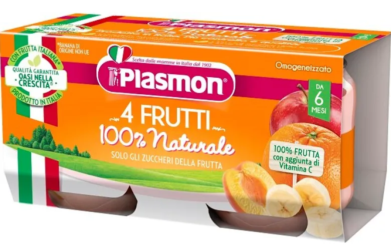 Plasmon Omogeneizzato 4 Frutti