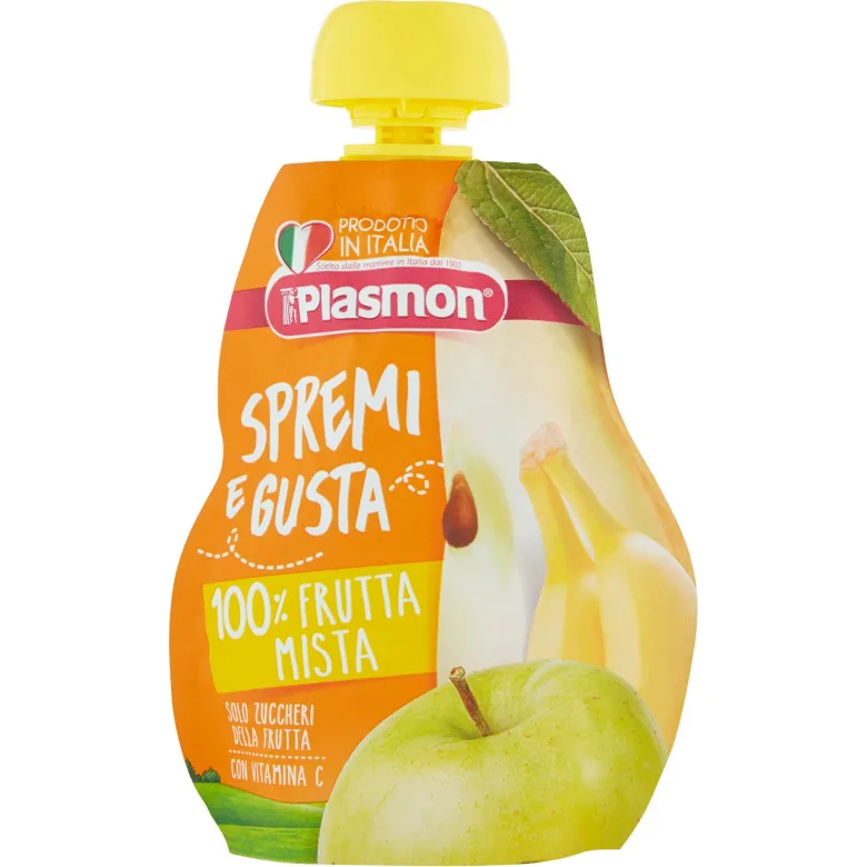 Plasmon spremi e gusta frutta mista in morbida purea dal 6° mese 1x100g