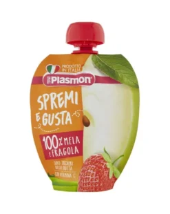 Plasmon spremi e gusta mela e fragola in morbida purea dal 6° mese 1x100g