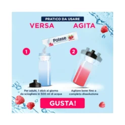 Polase Hydration Integratore Alimentare Magnesio E Potassio Sali Minerali Vitamina C Lampone 12 Stic