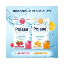 Polase Hydration Integratore Alimentare Magnesio E Potassio Sali Minerali Vitamina C Lampone 12 Stic