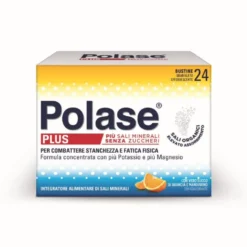Polase Plus Più Magnesio/Potassio Integratore Alimentare Sali Minerali Arancia Mandarino 24 Bustine