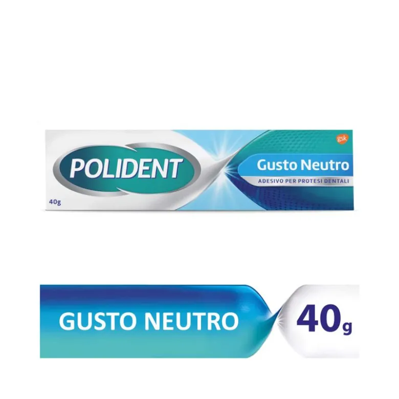 Polident Adesivo Per Protesi Dentale Tenuta Giornaliera Gusto Neutro 40 g