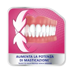 Polident Fissativo Lunga Tenuta Adesivo Per Protesi Dentale Tenuta Giornaliera Gusto Menta 70g