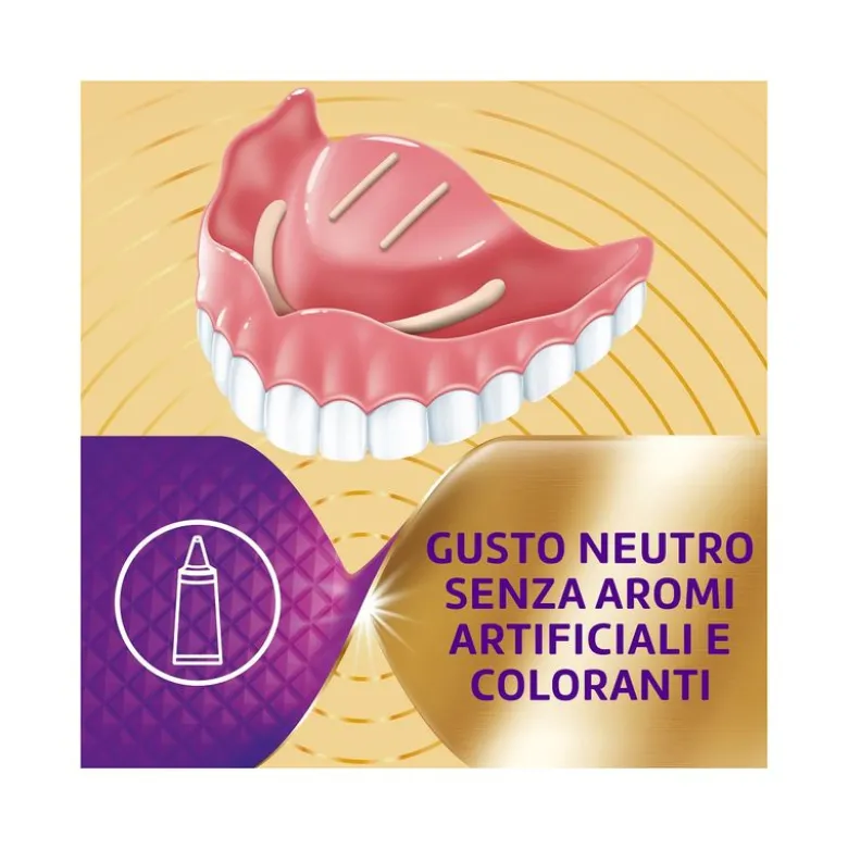 Polident Super Tenuta+Sigillante Adesivo Per Protesi Dentale Gusto Neutro 40g