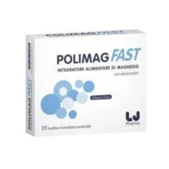 Polimag Fast 20 Bustine Orosolubili - Integratore di Magnesio