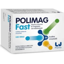 Polimag Fast 20 Bustine Orosolubili - Integratore di Magnesio