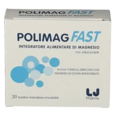 Polimag Fast 20 Bustine Orosolubili - Integratore di Magnesio