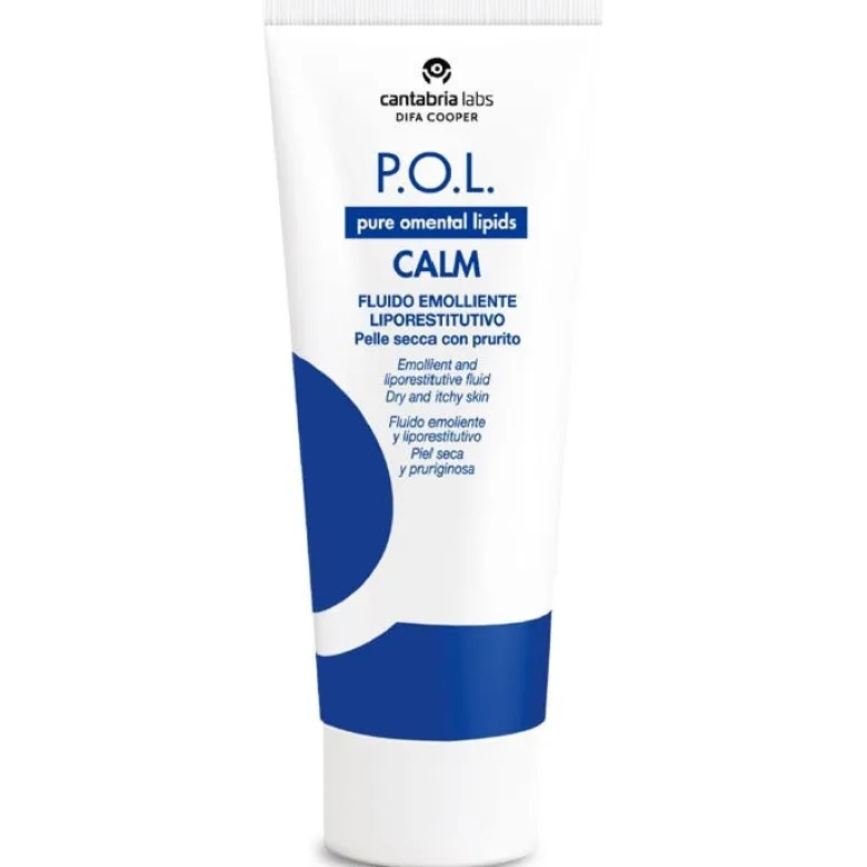 Pol Pure Omental Lipids Calm Fluido Emolliente Liporestitutivo Pelle Secca Con Prurito