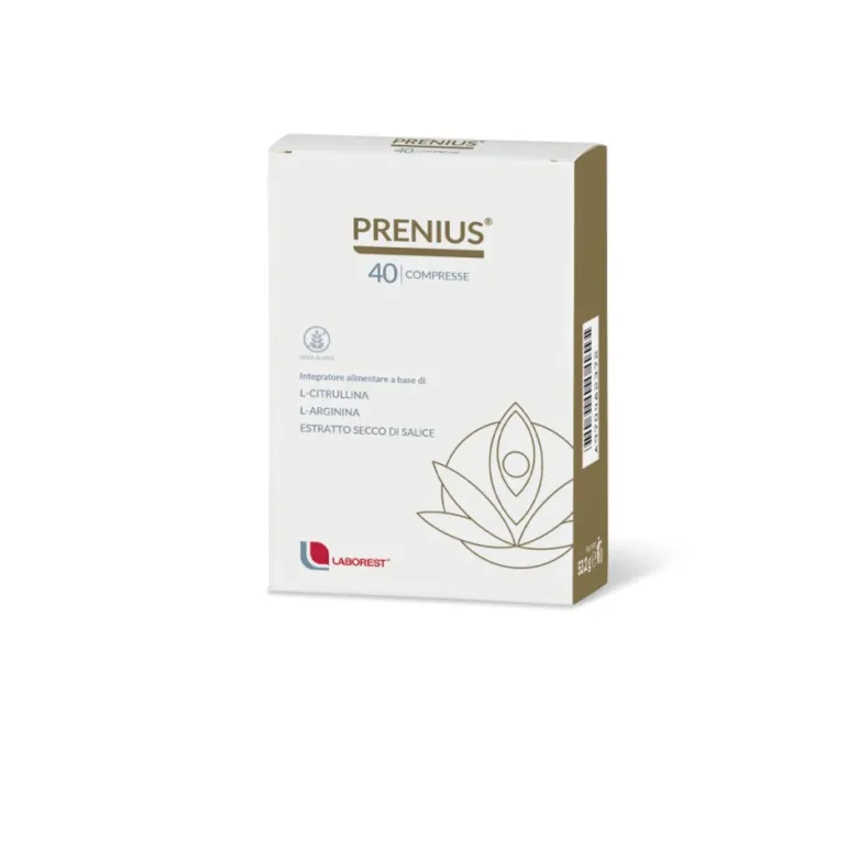 Prenius Integratore a base di L-Arginina, L-Citrullina ed estratto secco di salice 40 compresse