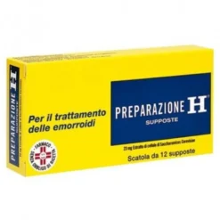 Preparazione H Trattamento Emorroidi E Ragadi Anali 12 Supposte