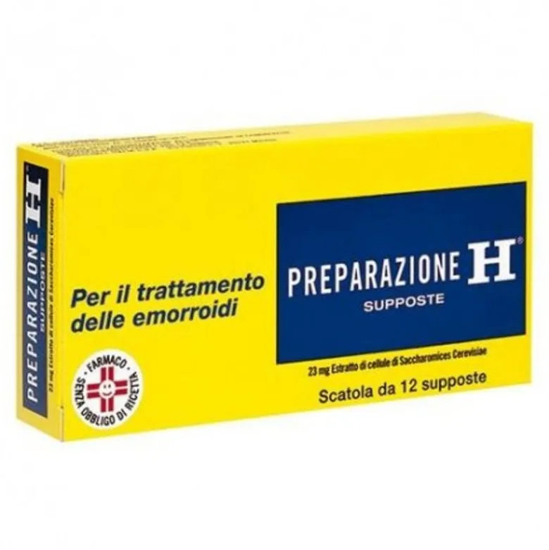 Preparazione H Trattamento Emorroidi E Ragadi Anali 12 Supposte