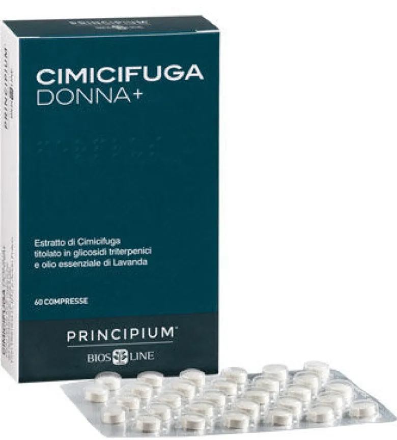 Principium Cimicifuga Donna+ per contrastare i disturbi della menopausa 60 compresse