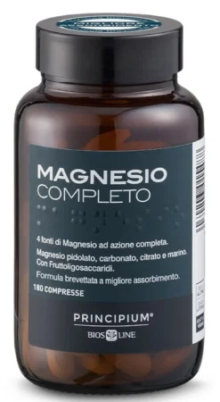 Principium Magnesio Completo fuzionamento sistema nervoso e muscolare 180 compresse