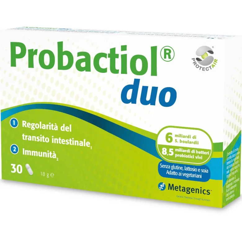 Probactiol Duo New regolarità del transito intestinale 30 capsule