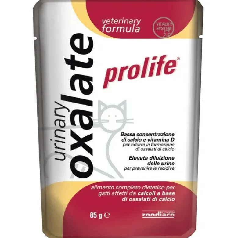 Prolife Cat Vet Urinary Oxalate Cibo Umido Per Gatti Adulti Bustina 85g