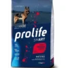Prolife Dog Smart Beef & Rice Cibo Secco Per Cani Adulti Taglia Media/Grande Sacco 12 Kg