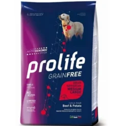 Prolife Grain Free Adult Medium/Large Sensitive Beef & Potato
