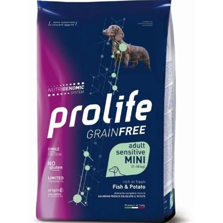 Prolife Grain Free Adult Mini Sensitive Fish & Potato