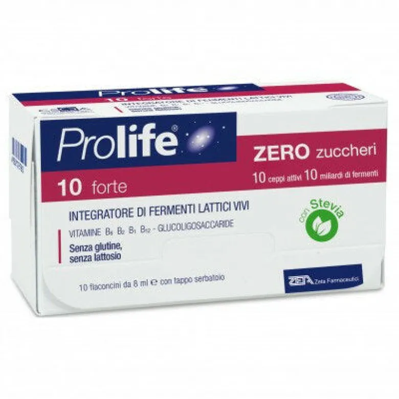Prolife 10 miliardi Integratore Alimentare per l'Equilibrio Intestinale 10 flaconcini