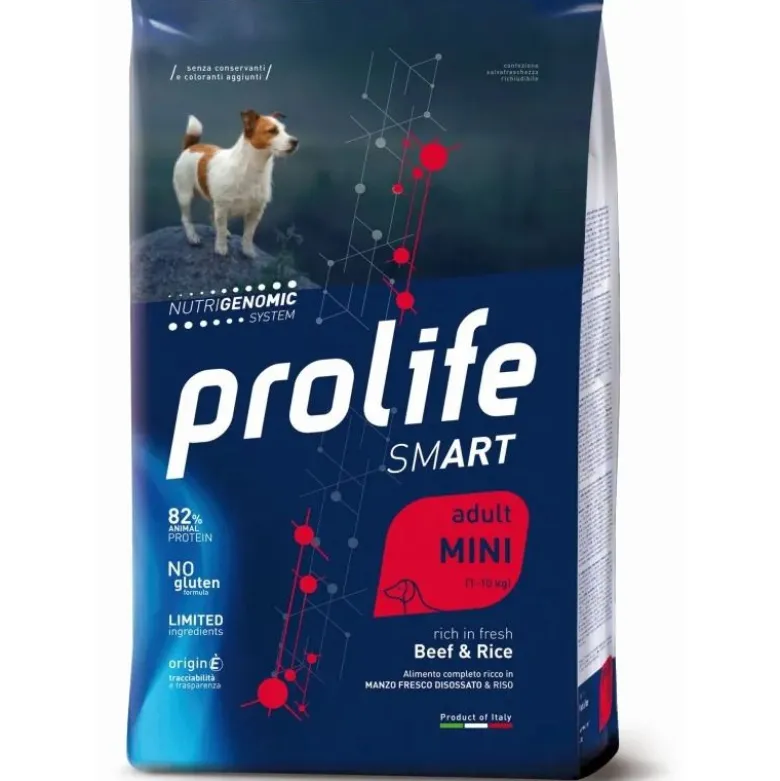 Prolife Smart Adult Mini Manzo E Riso Cane 600g