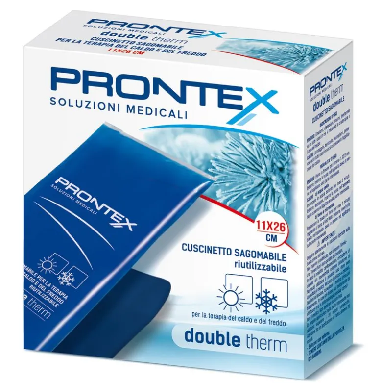 Prontex Double Therm cuscinetto sagomabile terapia del caldo e del freddo 11x26cm