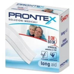 Prontex Long Aid Striscia medicata in tessuto non tessuto 50x8 cm