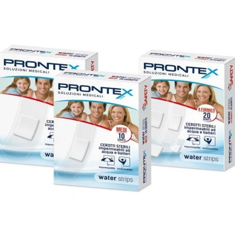 Prontex Water Strips Cerotto 20 Pezzi Assortiti