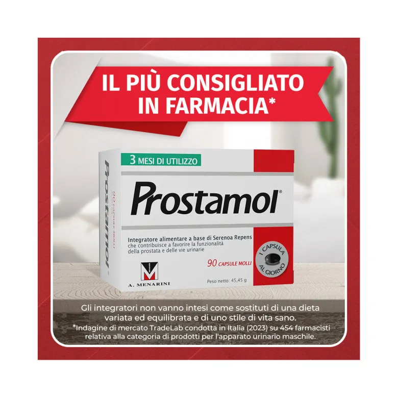Prostamol benessere della prostata e delle vie urinarie 90 capsule