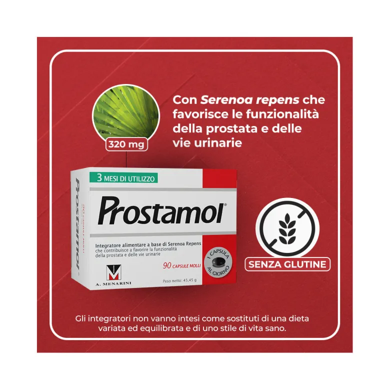 Prostamol benessere della prostata e delle vie urinarie 90 capsule