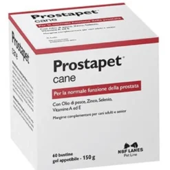 Prostapet cane per la normale funzione della prostata 60 bustine